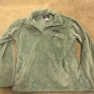 Mint green Patagonia pullover (RARE COLOR)